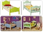 Изготовление детских кроватей под заказ. Размер и цвет обговаривается индивидуально, предлагается 16 вариантов расцветок, с возможным комбинированием. Модели кроваток представлены на фото, основание:  ...