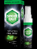 Smoke Out - инновационный спрей, помогающий избавиться от тяги к курению за один курс применения. Без нервов, стресса и риска набора веса. 100-процентный натуральный состав. Содержит медицинский никот ...