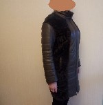 Верхняя одежда объявление но. 1860498: Женское,  зимнее,  кожаное пальто с натуральным мехом ягненка