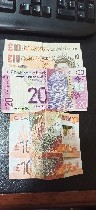 Разное объявление но. 2273247: Обмен ветхих купюр: Тайский бат, Уругвайский песо, вьетнамский донг